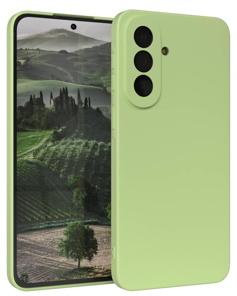 EAZY CASE - TPU Hülle für Samsung Galaxy A57, TPU Case stoßfeste Handyhülle, weiches Cover mit Kameraschutz, Silikonhülle in Grün