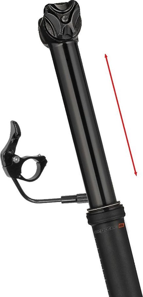 ERGOTEC "Viper Up & Ø 30,9 mm" variabilný stĺpik sedadla Obrázok produktu 