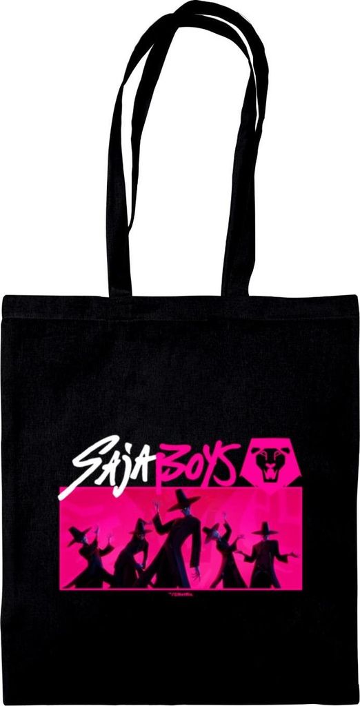 K-Pop Demon Hunters - Tragetasche, Saja Jungen PM12569 (Einheitsgröße) (Schwarz/Pink)