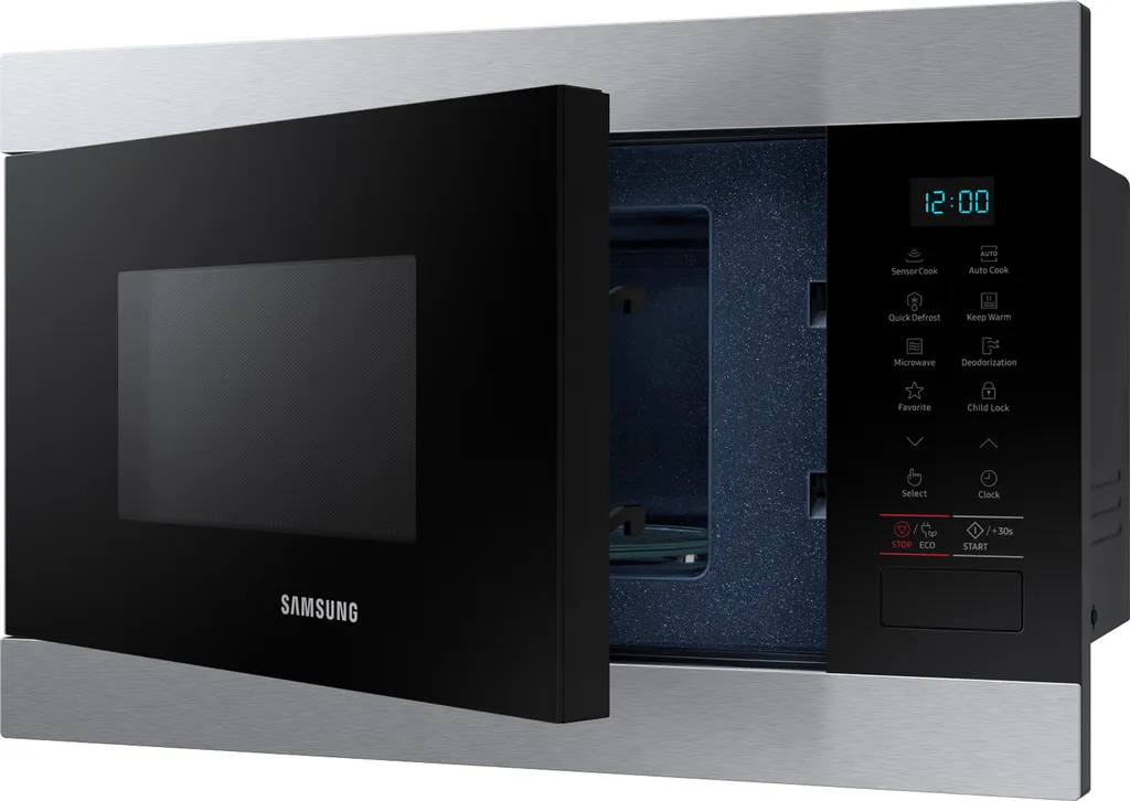Micro-ondes encastrable 22 litres pour réchauffer et décongeler