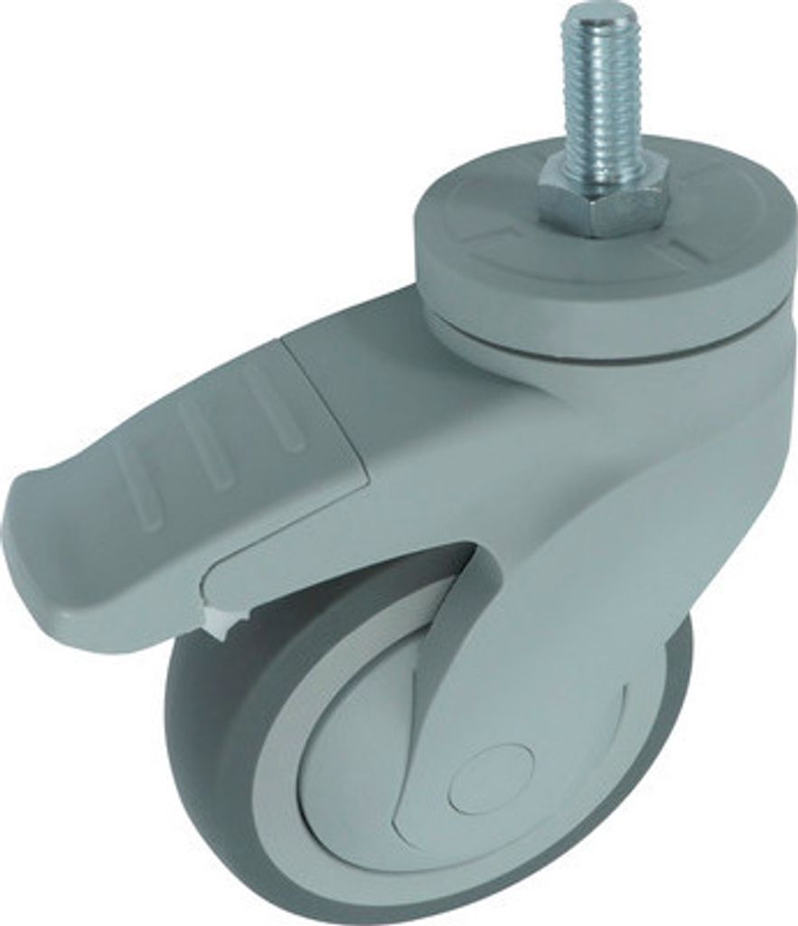 Transport-Geräte-Lenkrolle Kunststoff Ø 125 mm bis 100 kg