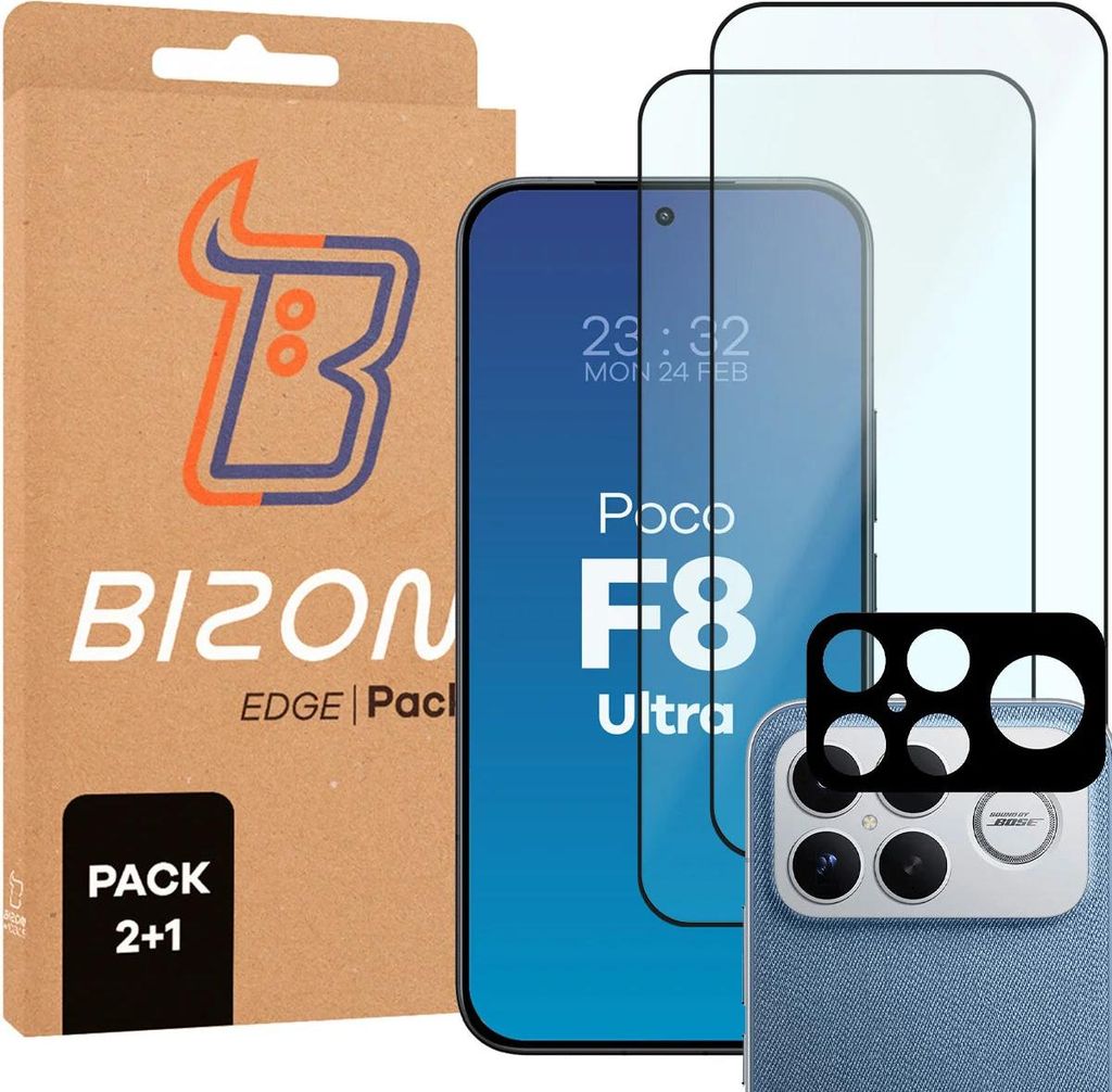 Gehärtetes Glas - 2 Stück + Kameraschutz für Xiaomi POCO F8 Produktbild 