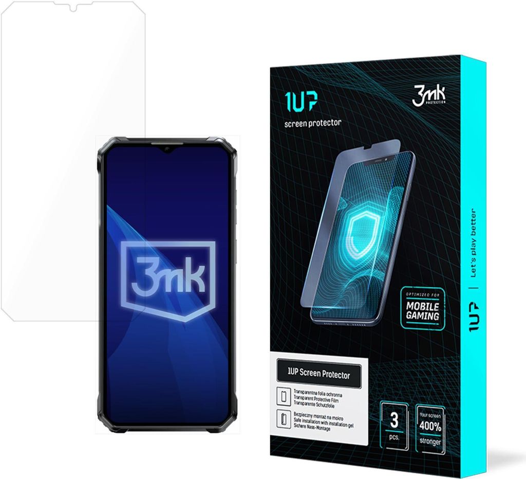 3mk Display Schutzfolie 1UP für Oukitel WP38 transparent Gaming (3 Stück)