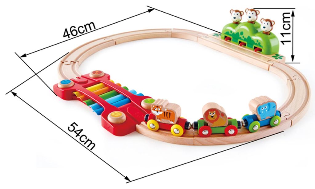 Hape E3825, Zug- & Schienen-Set, 1,5 Jahr(e), Mehrfarbig Produktbild 