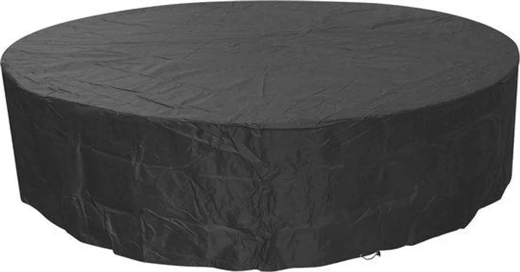 Housse table ronde jardin 230 cm anti-vent : finis les envols !