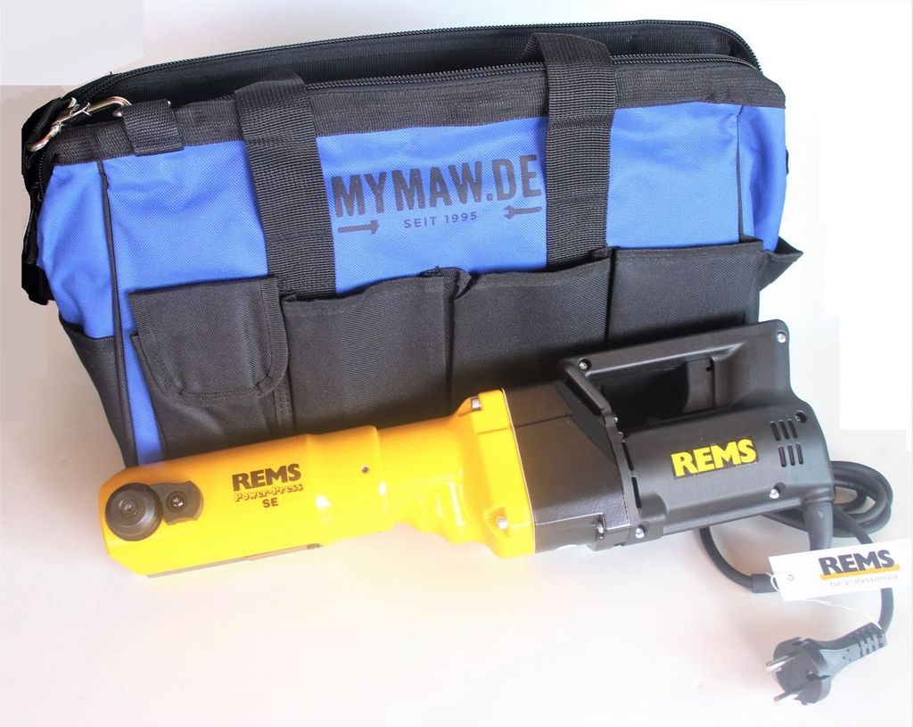 REMS Power Press SE Nr. 572101 mit myMAW Tasche Produktbild 