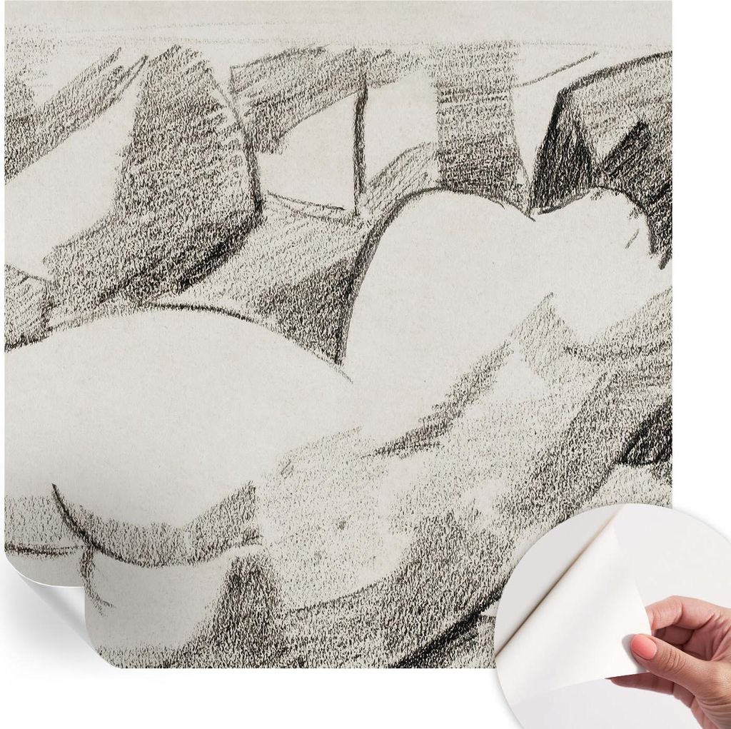 Selbstklebende Wandtapete - Dekorative Tapete für Wohnzimmer - Klebefolie für Wandbilder - Tapetenfolie für Wanddekoration - 250x250 cm - Eine l...