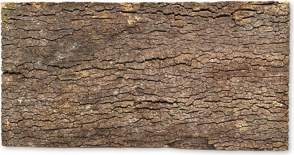BioVirgin Fond en liège naturel sombre 60x30cm pour décor de terrarium