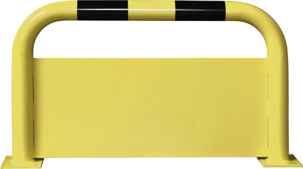 Rammschutz-Bügel mit Unterfahrschutz, Inneneinsatz, Stahl, 1000x600 mm