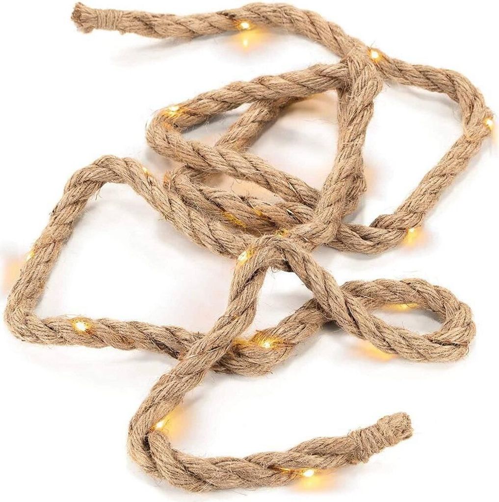 Fata LED decorativa corda 25 LED 2m indoor bianco caldo Immagine del prodotto 