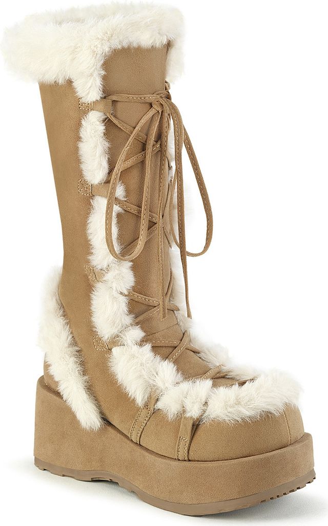 CUBBY-311 Damen Boots von DemoniaCult, Hellbraun  , EU 39, Produktbild 
