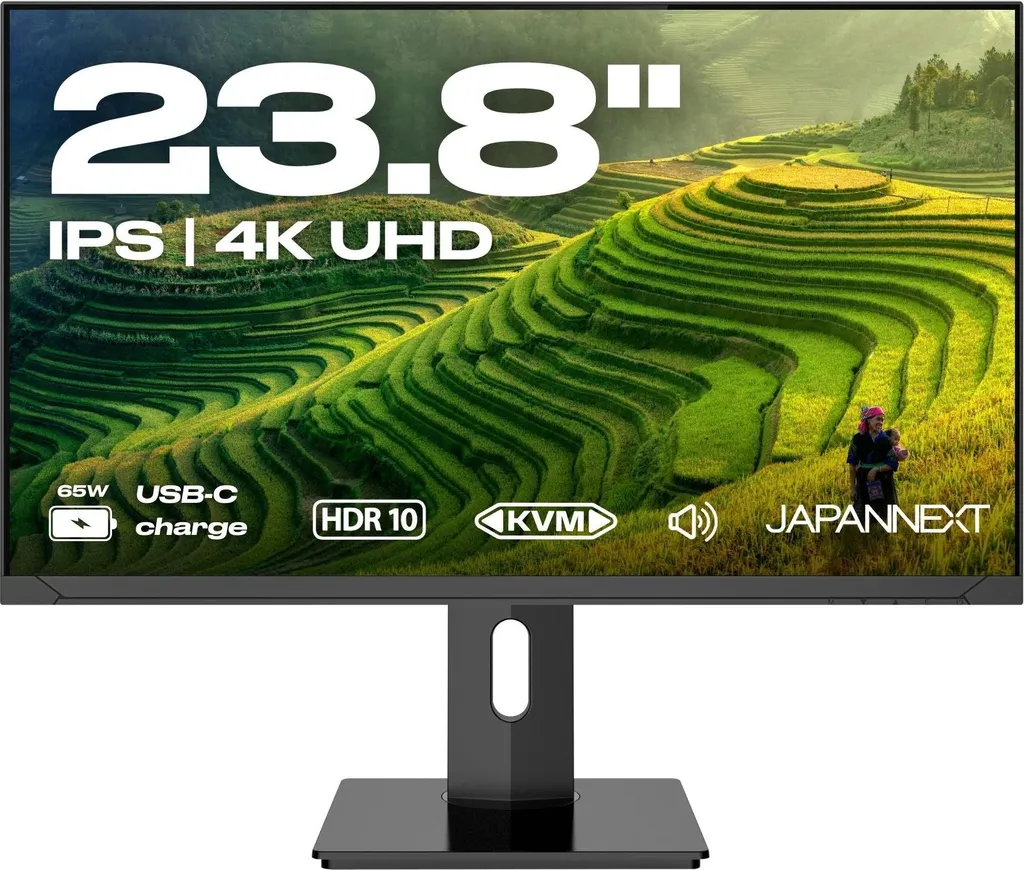 JAPANNEXT JN-IPS2380UHDR-C65W-HSP 16 9 HDMI/DP UHD - Flachbildschirm (TFT/LCD)