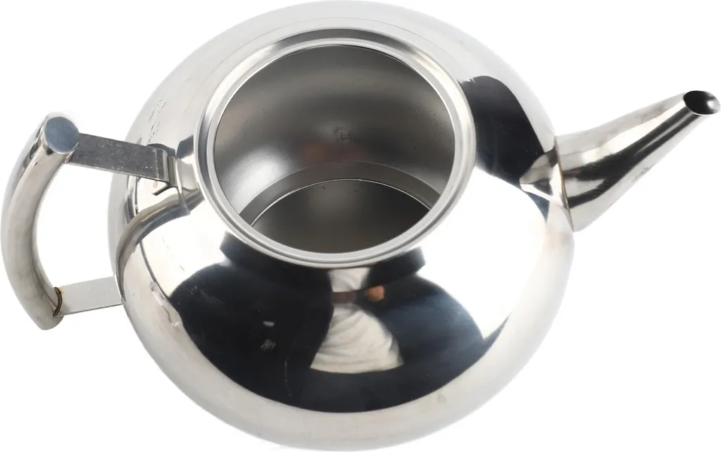 Théière infuseur de 2 litres en inox brossé pour thé en vrac et tisane
