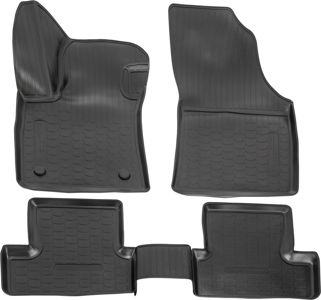 NORM LINERS | 3D Gummimatten Auto Matten Fussmatten Kompatibel mit Renault Megane 4 ab 2016 4tlg, Individuelle Passform mit Hohem Rand cca 4-5cm, A...