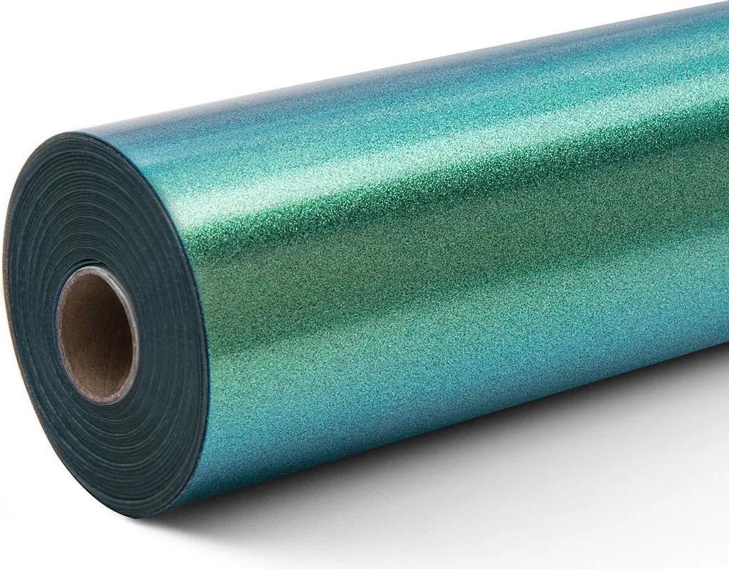 Vinyle Thermocollant Caméléon Vert et Violet pour Transfert Textile - 6