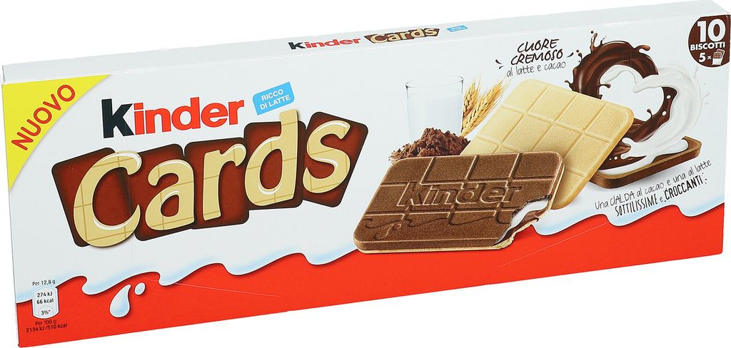 4 x Ferrero Kinder - Cards - 128g Produktbild 