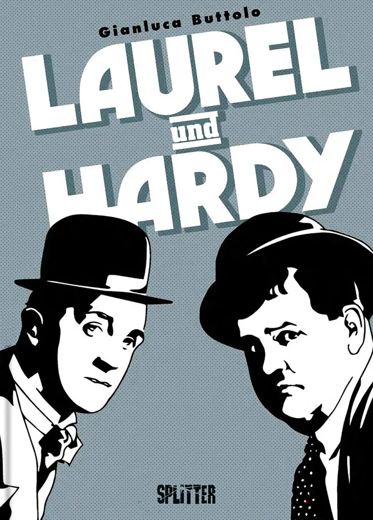Laurel et Hardy statuette résistante incassable pour déco durable Noir