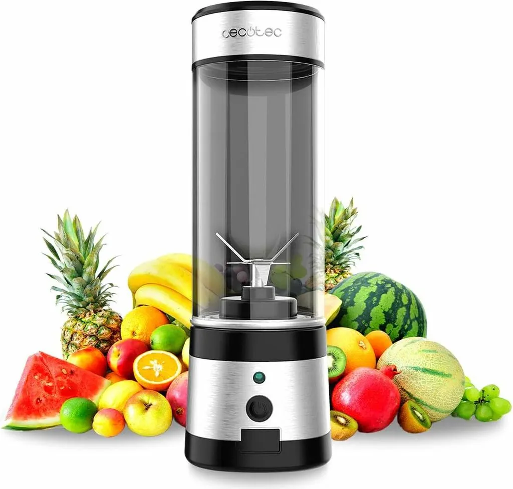 Cecotec Mixeur sur Pied WanderlustMix USB - Blender Portable Rechargeable