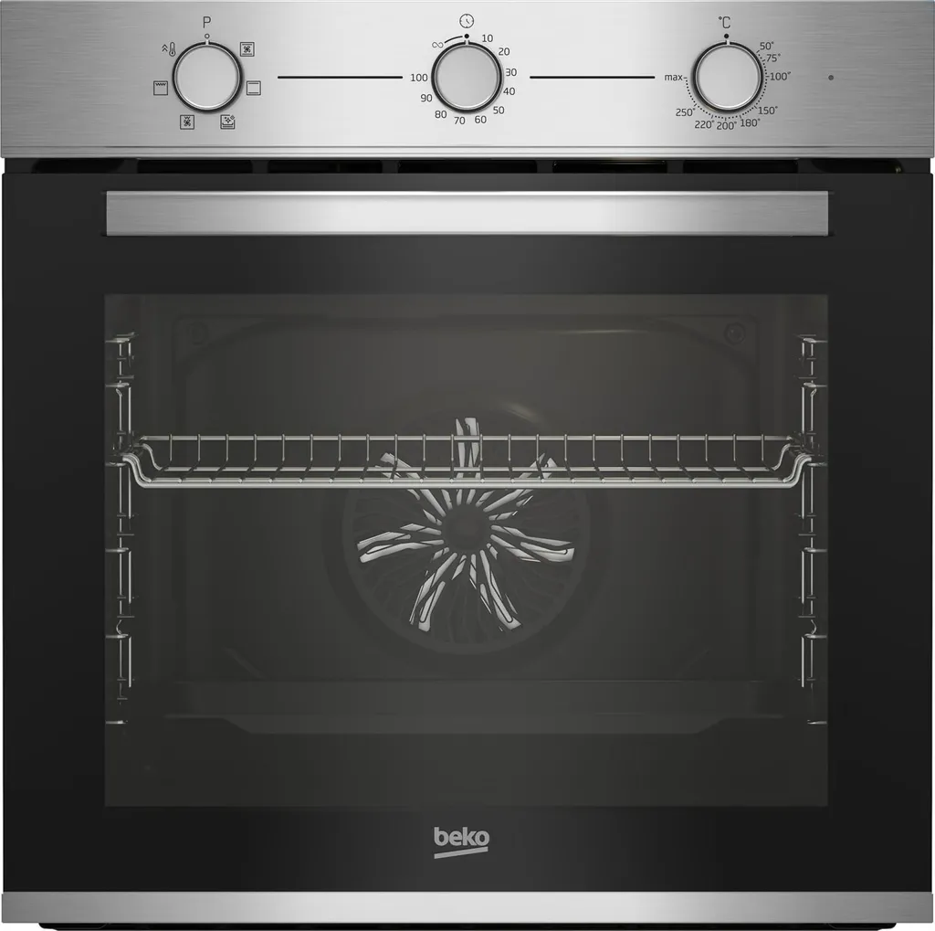 Grand Four Beko 72L Idéal Famille avec Cuisson Homogène Finition Inox