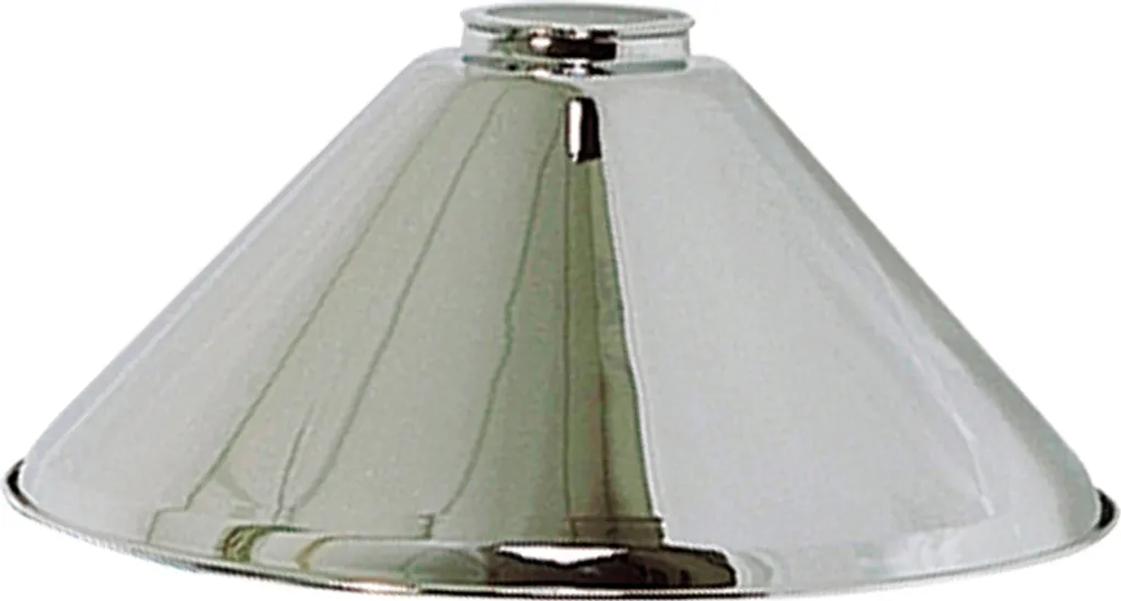 Luminaire abat-jour cylindrique 37 cm en métal chromé style moderne