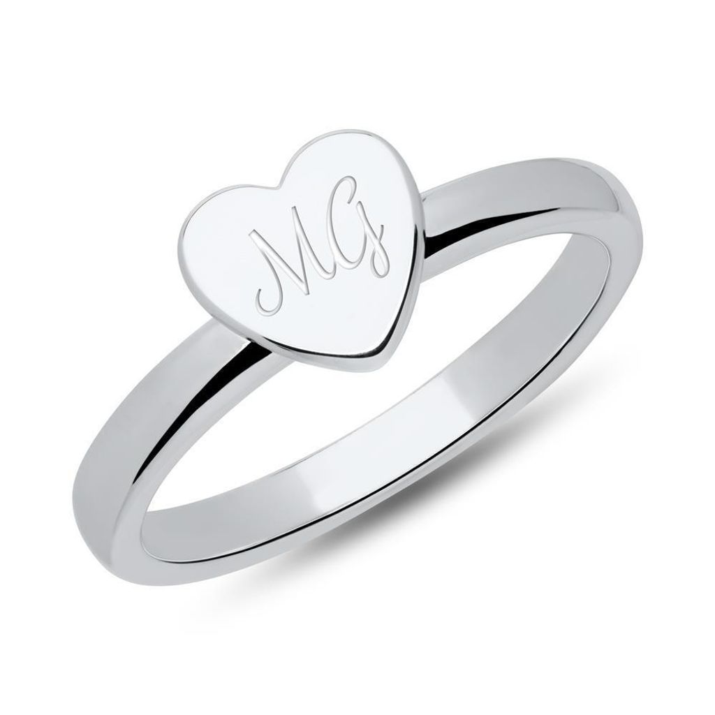 Unique Herzring aus 925er Sterlingsilber SR0422 Produktbild 