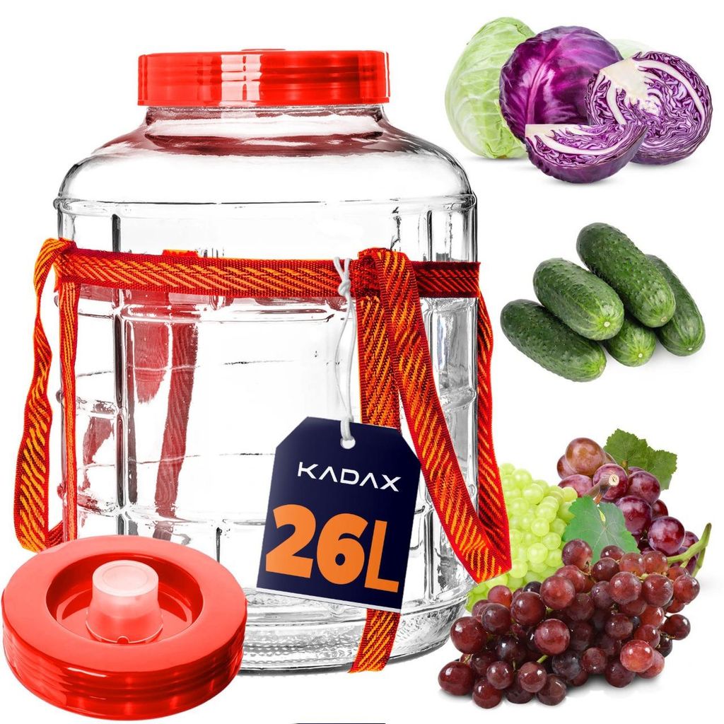 KADAX Bouteille de fermentation "Fenis", Bouteille de verre Image du produit 