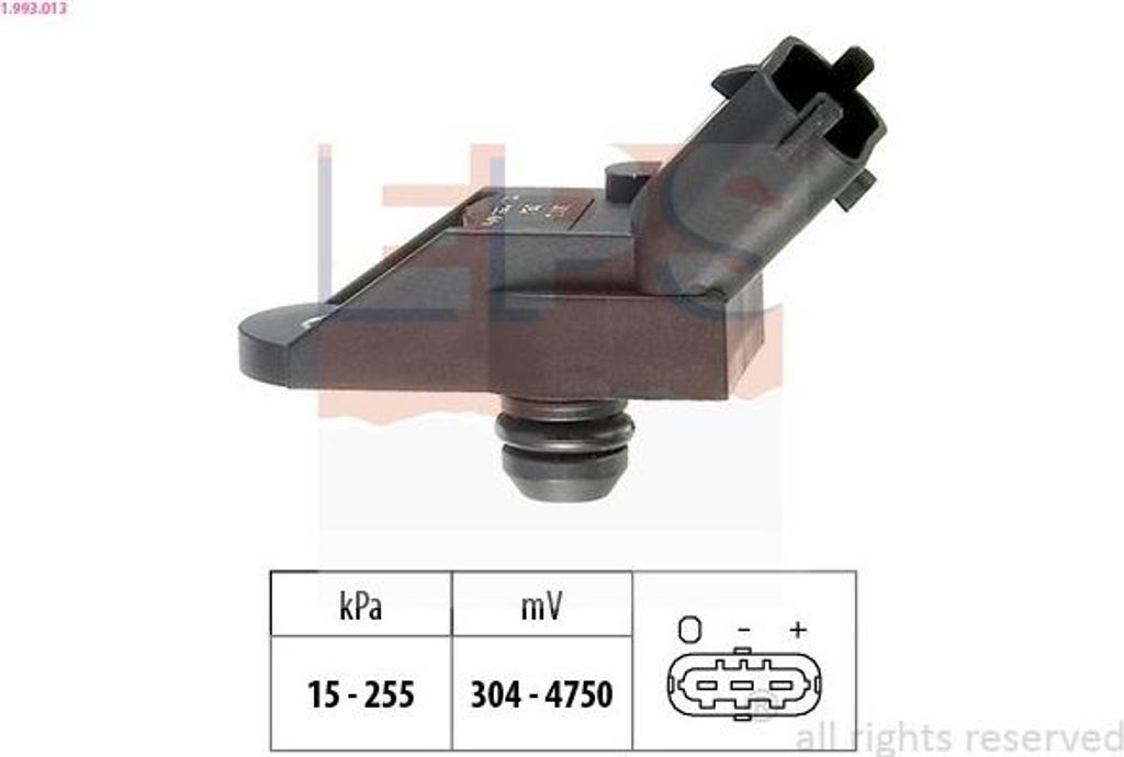 EPS Luftdrucksensor Höhenanpassung 1.993.013 für VOLVO V70 Produktbild 
