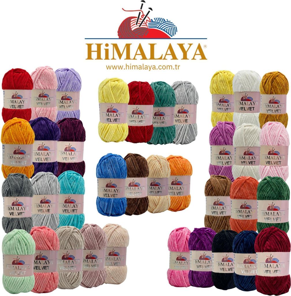 Himalaya Velvet Chenillewolle 90011 Schwarz Amigurumi Produktbild 4