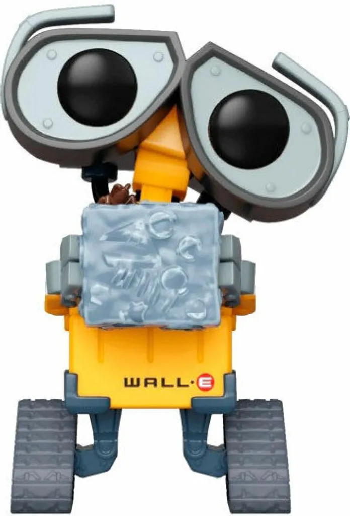 Figurine de collection Wall-E Disney POP en vinyle avec son cube - 2