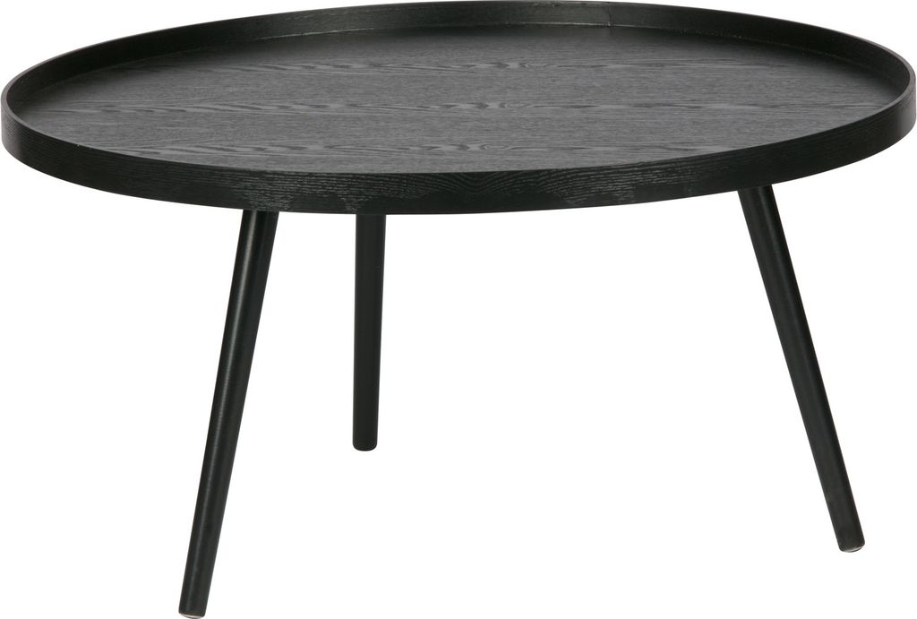 Mesa Xl Holz Beistelltisch Schwarz Produktbild 