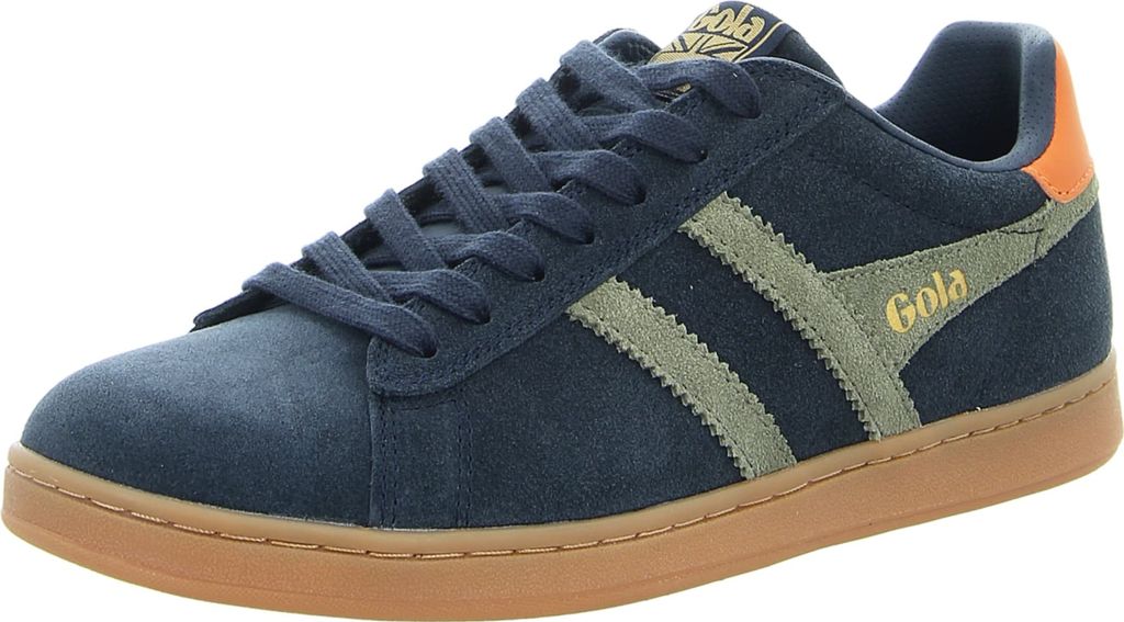 Gola Equipe II Suede Navy/Light Khaki/Moody Orange Größe EU 41