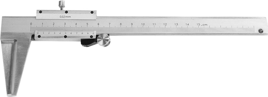 Stahl-Messlineal – Tragbarer Innen-Nut Messschieber, 0–150 mm, Präzisions-Vernierlineal