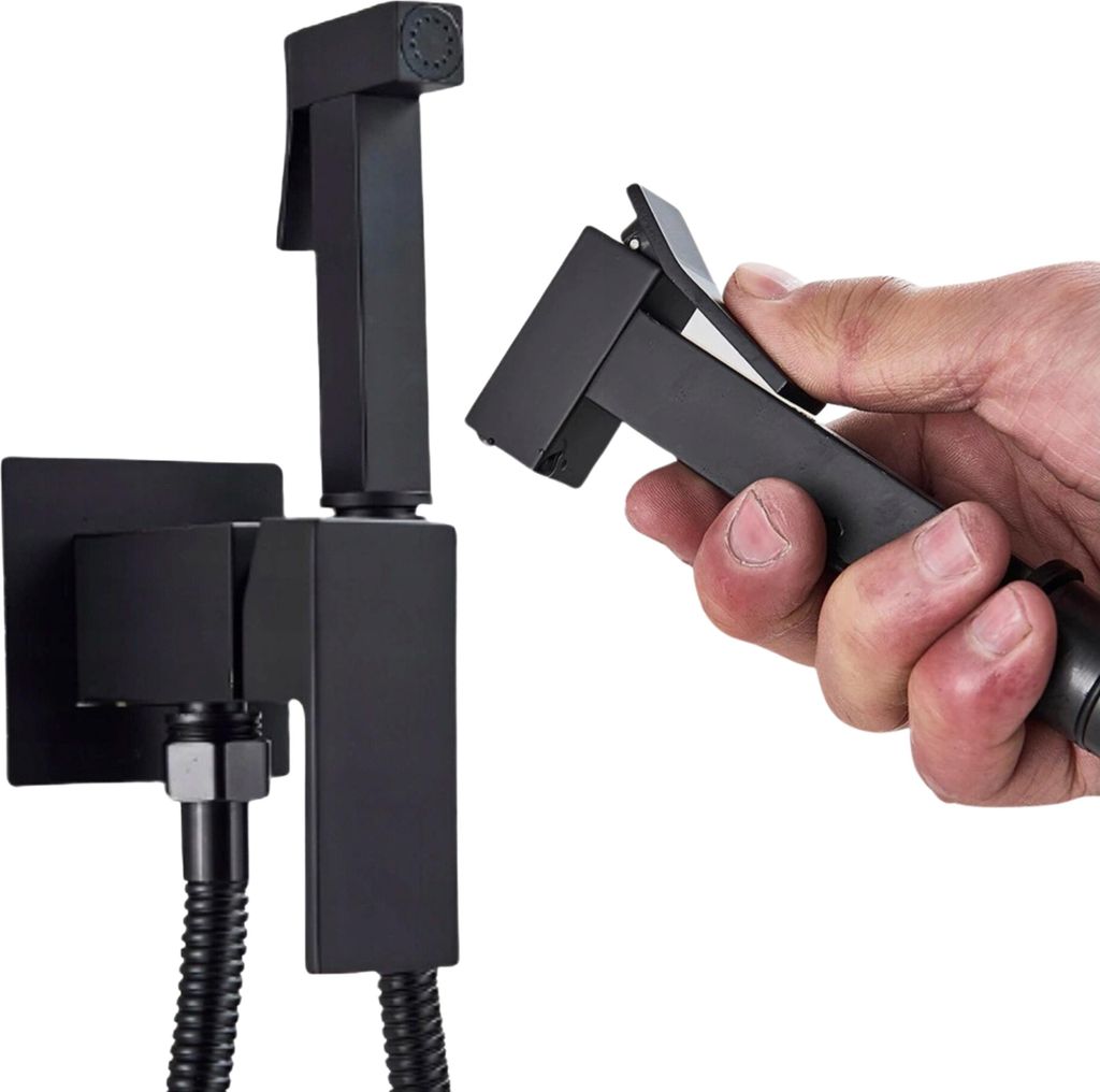 Ari Classic Bidetarmatur Schwarz Matt Aus Messing Mit Perlator, Keramikventil