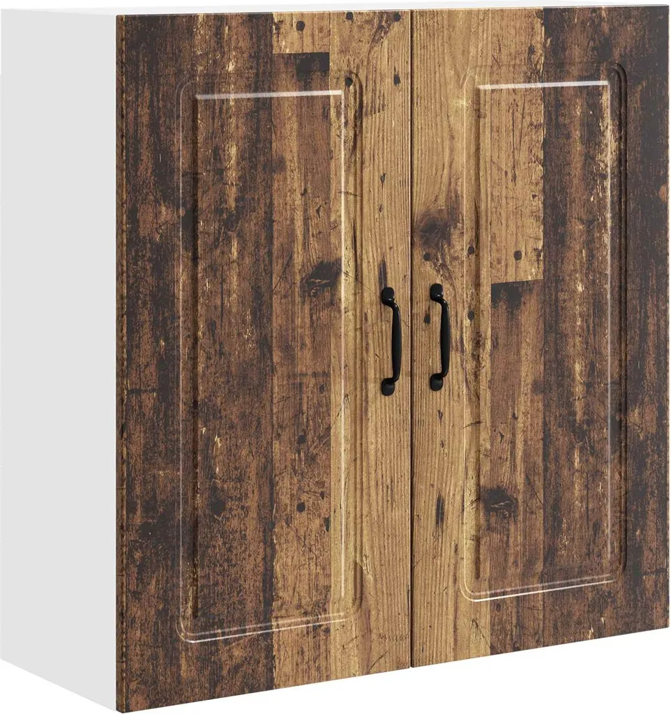 Armadietto Cucina Kalmar 80 cm Legno Antico - Mobiletto Multiuso Design