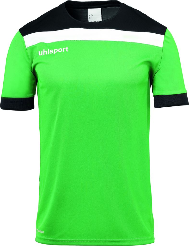 Uhlsport Offense 23 Trikot Kurzarm Kinder - Grün / Schwarz / Weiß