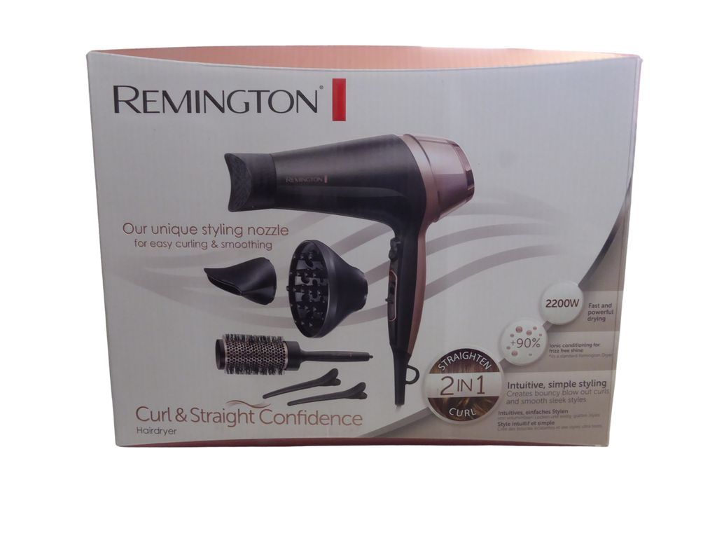 Remington Ionen Haartrockner Curl-Straight