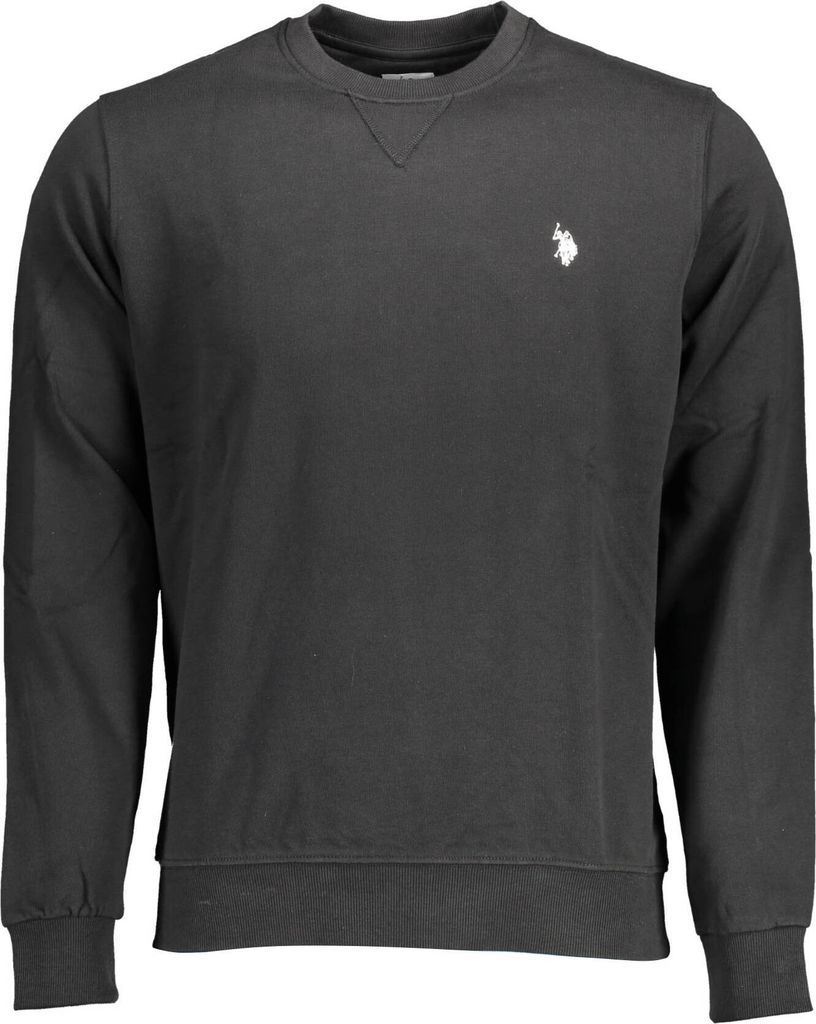 U.S. POLO Herren Langarm-Sweatshirt Schwarz 63027-53223_NERO_199 : Größe - 2XL Größe: 2XL