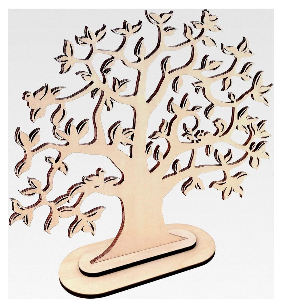 Geldbaum aus Holz für Hochzeiten – Geldgeschenk und Dekoration für das Brautpaar