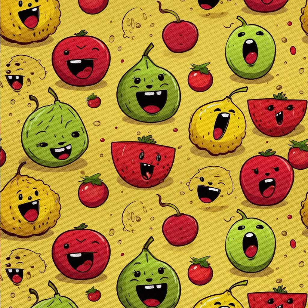 OUTDOOR DEKOSTOFFE OXFORD - Motiv Obst | DX6787