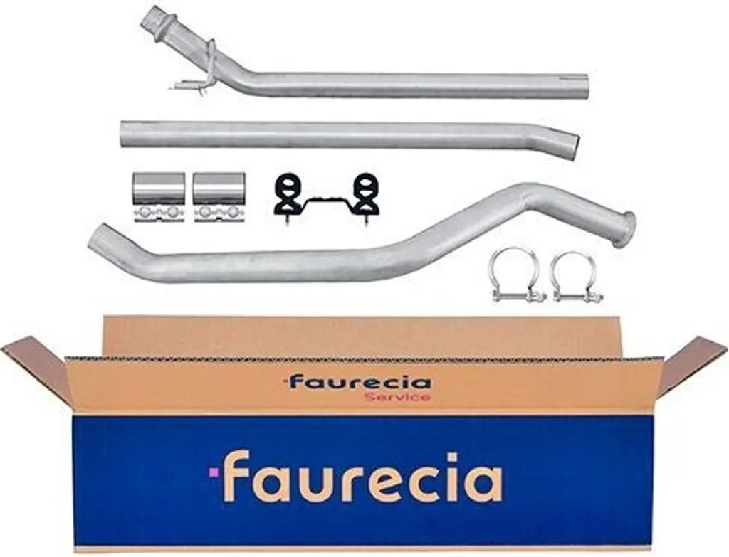 Tube central d'échappement en acier HELLA 1717JN pour Peugeot 3008 0U