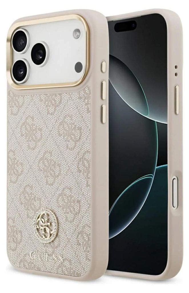 Guess 4G Strass Logo Magsafe Fall für Iphone 17 Pro Max - Produktbild 
