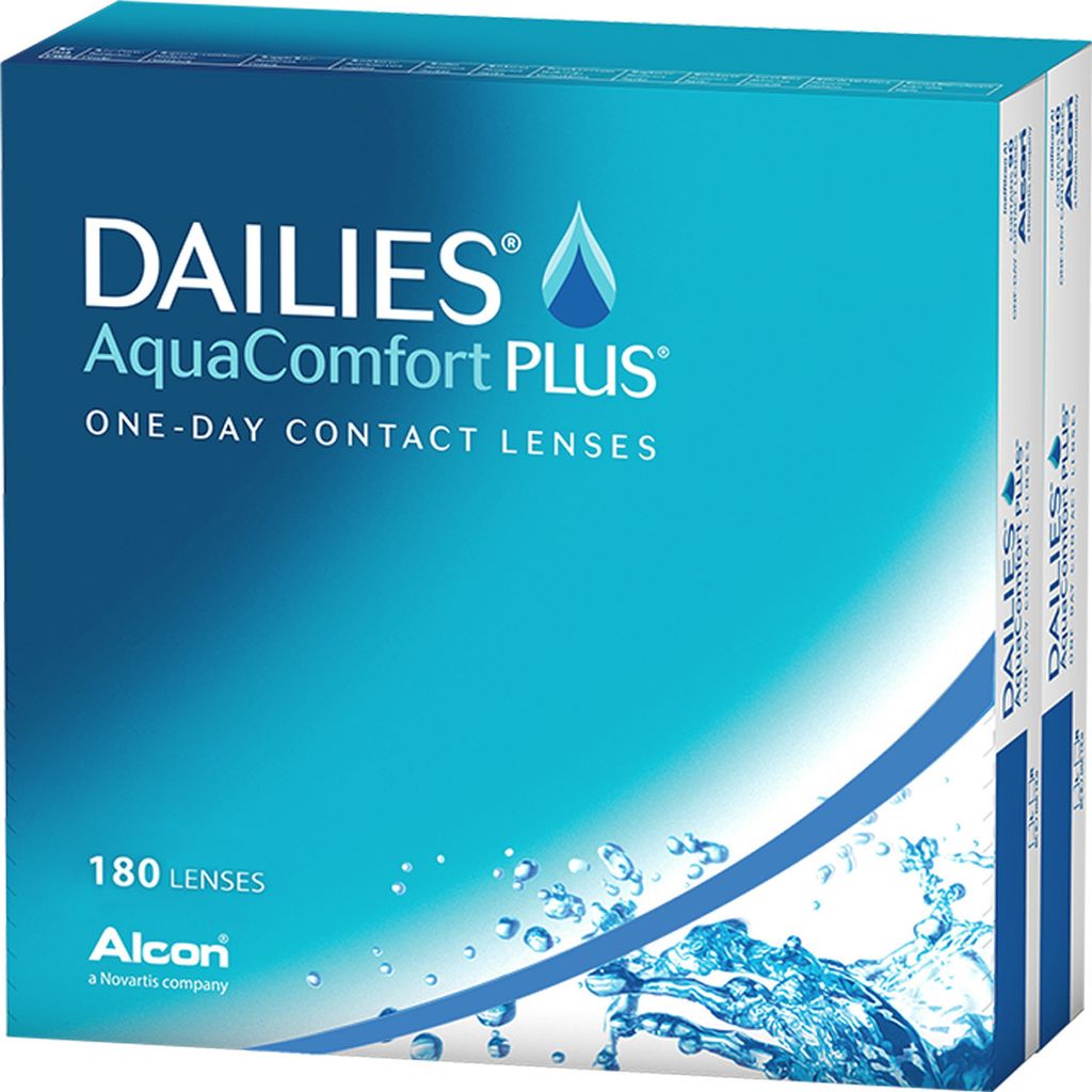 Dailies AquaComfort Plus (180 Linsen) Stärke: -3.25, BC: 8.70, DIA: 14.00