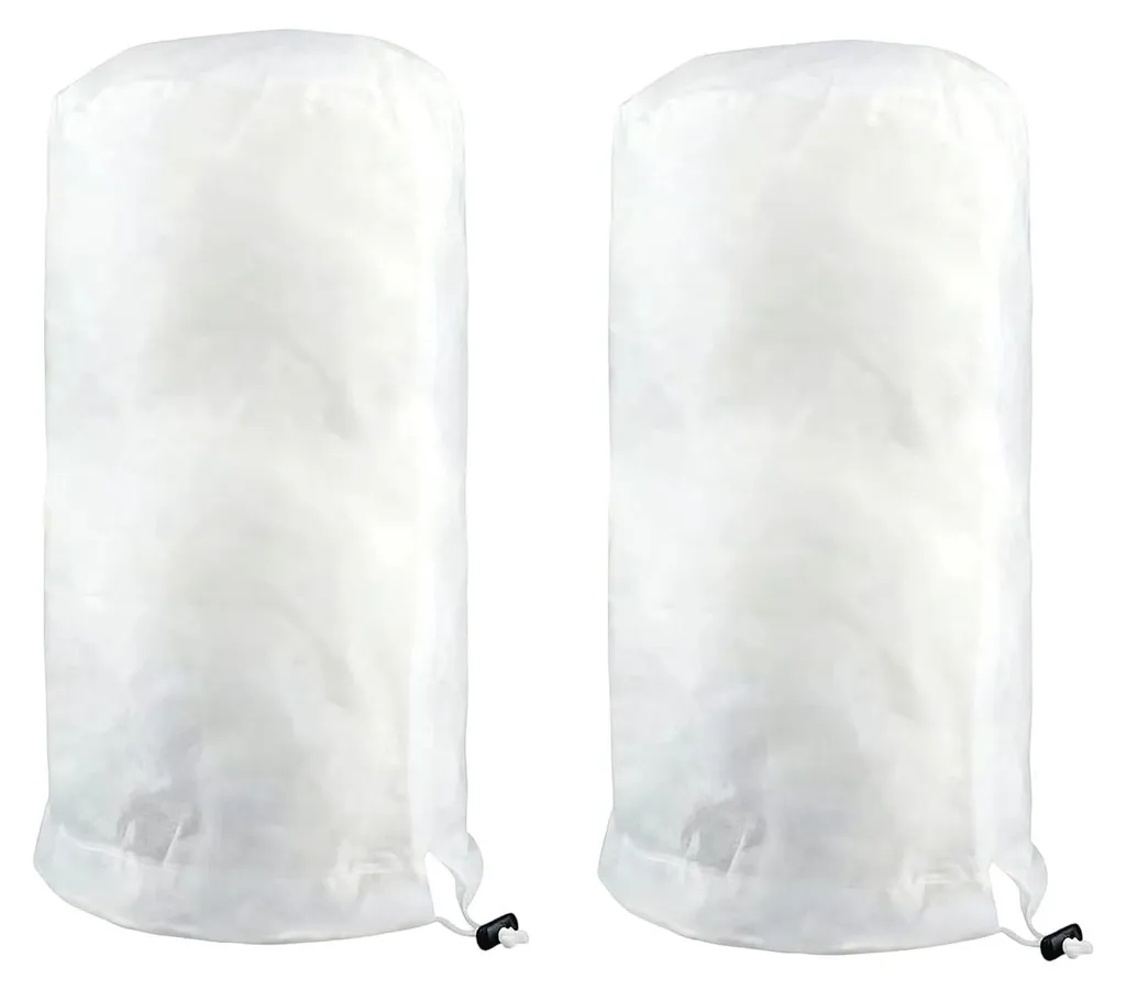 Lot de 2 voiles d'hivernage pour plantes en pot, housse antigel zippée