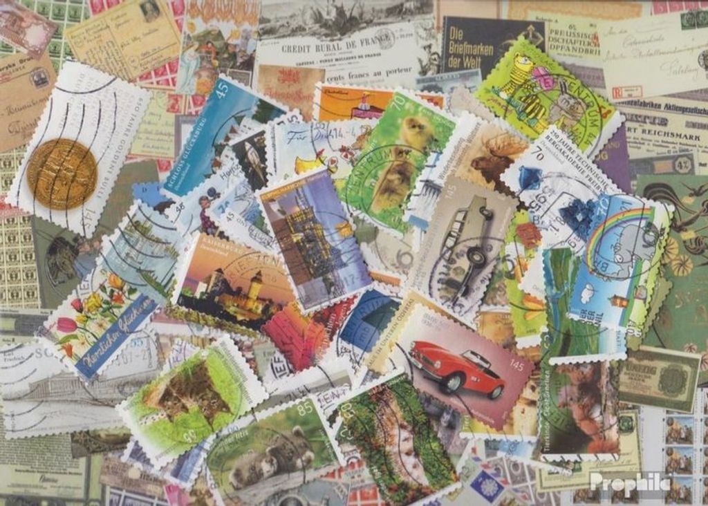 Briefmarken BRD (BR.Deutschland) 50 verschiedene Marken