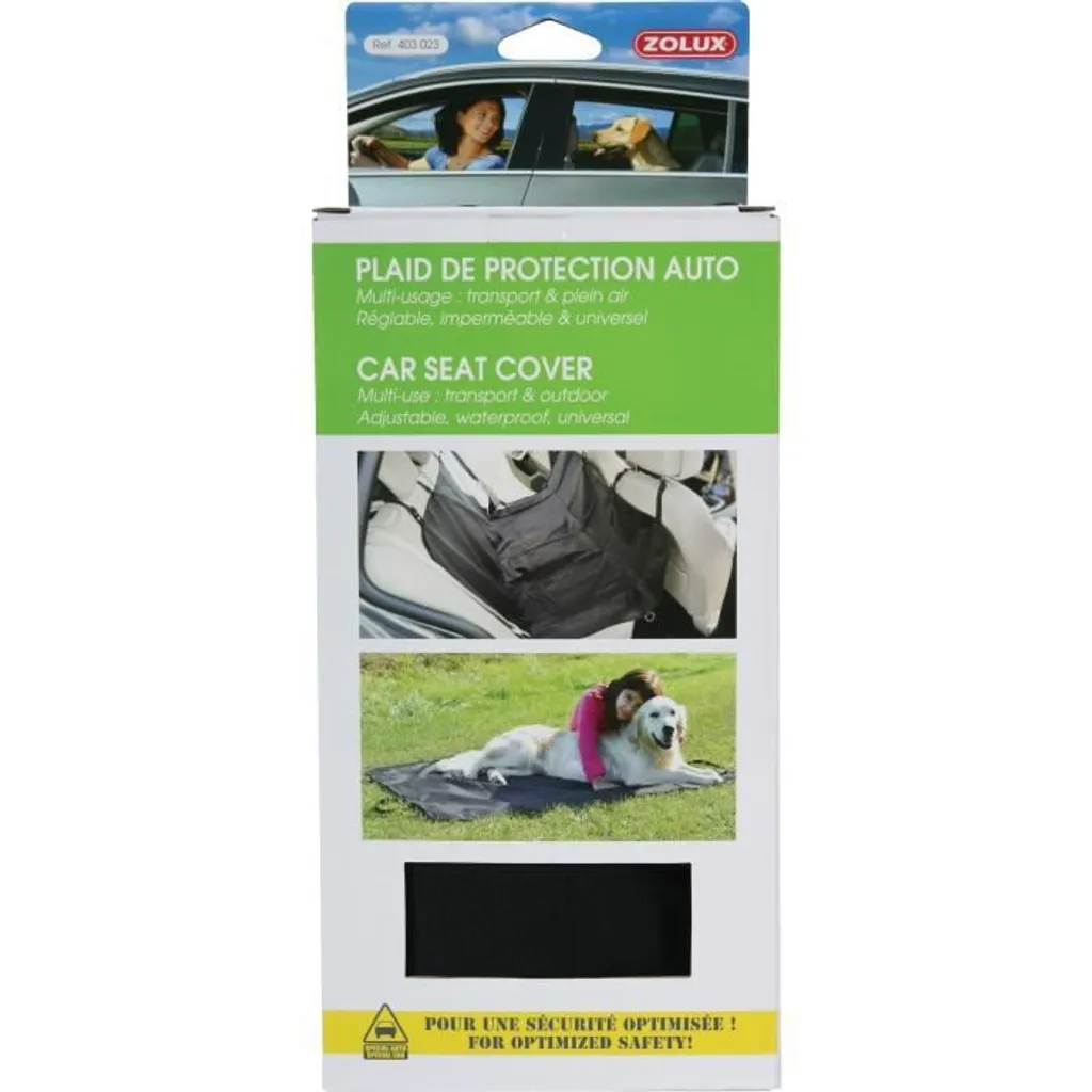 Zolux Coperta Auto Cani Poliestere 132x124 - Protezione Sedili Posteriori - 2