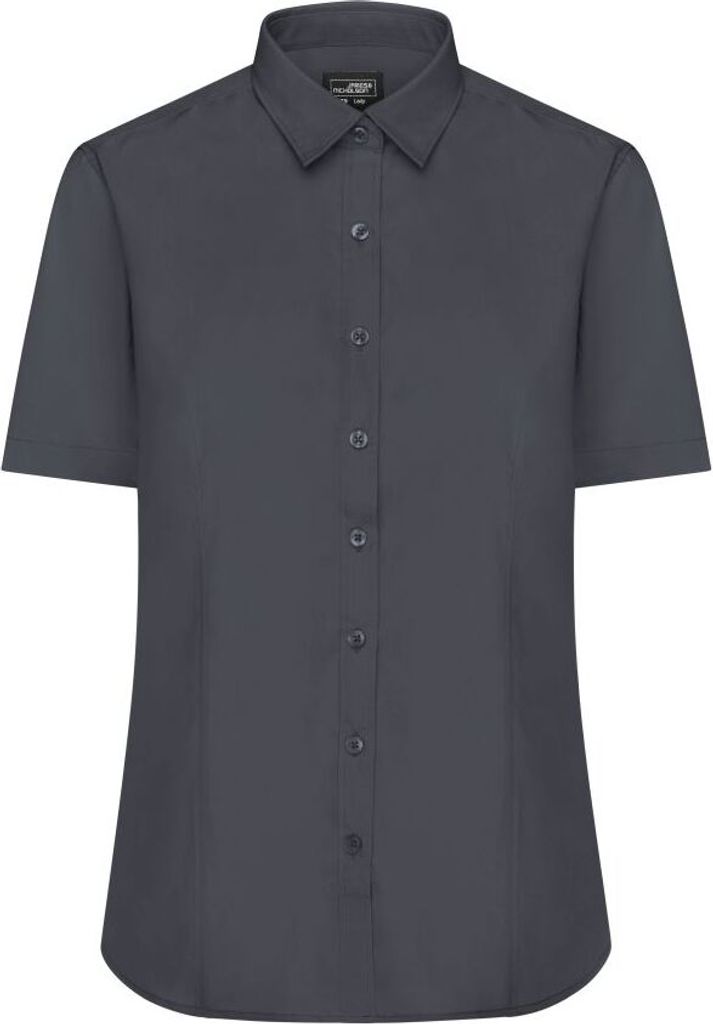 Klassisches Shirt aus pflegeleichtem Mischgewebe carbon, Produktbild 