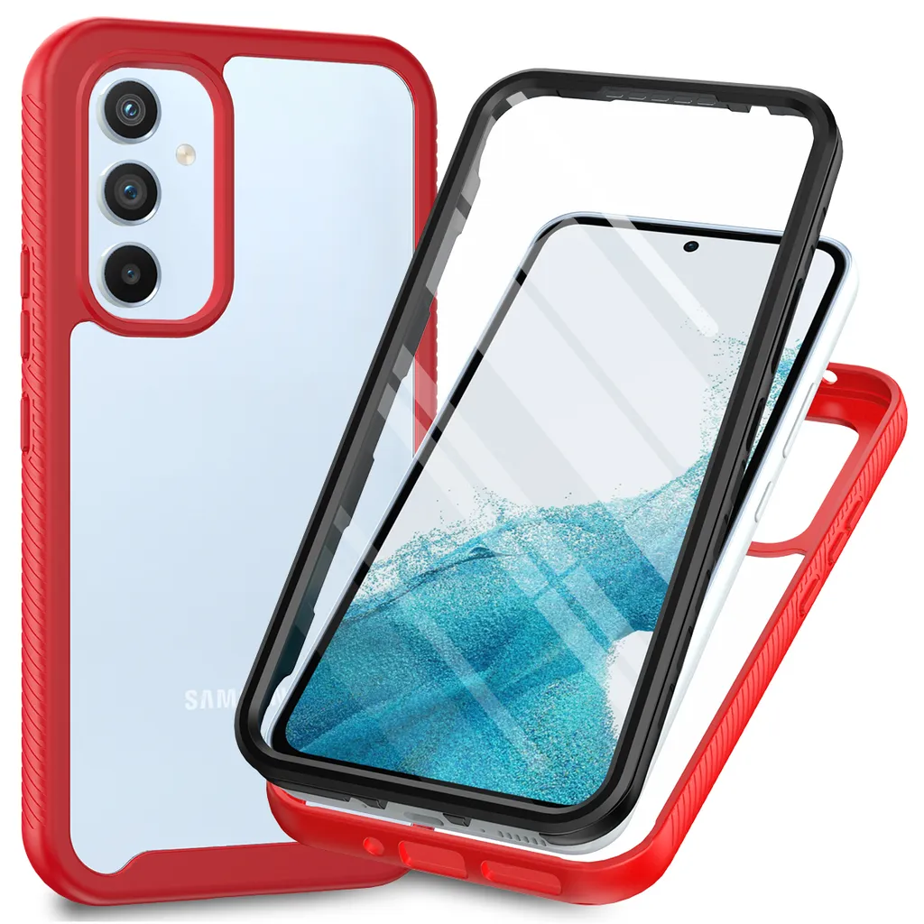 Cover Samsung A54 5G Rossa Integrale: Eleganza e Sicurezza 360°