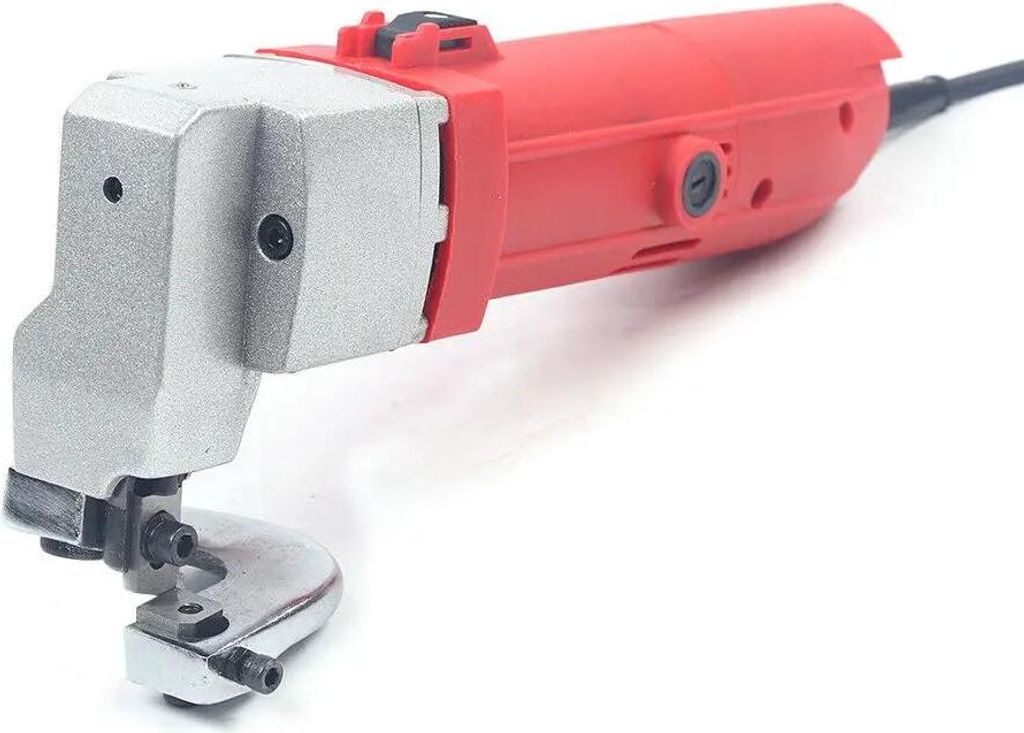 Elektrische Blechschere 500 W, EU-Stecker, 2,5 mm Schnittleistung, 2000 U/min, Speziallager, 29×12 cm, mehrfarbig