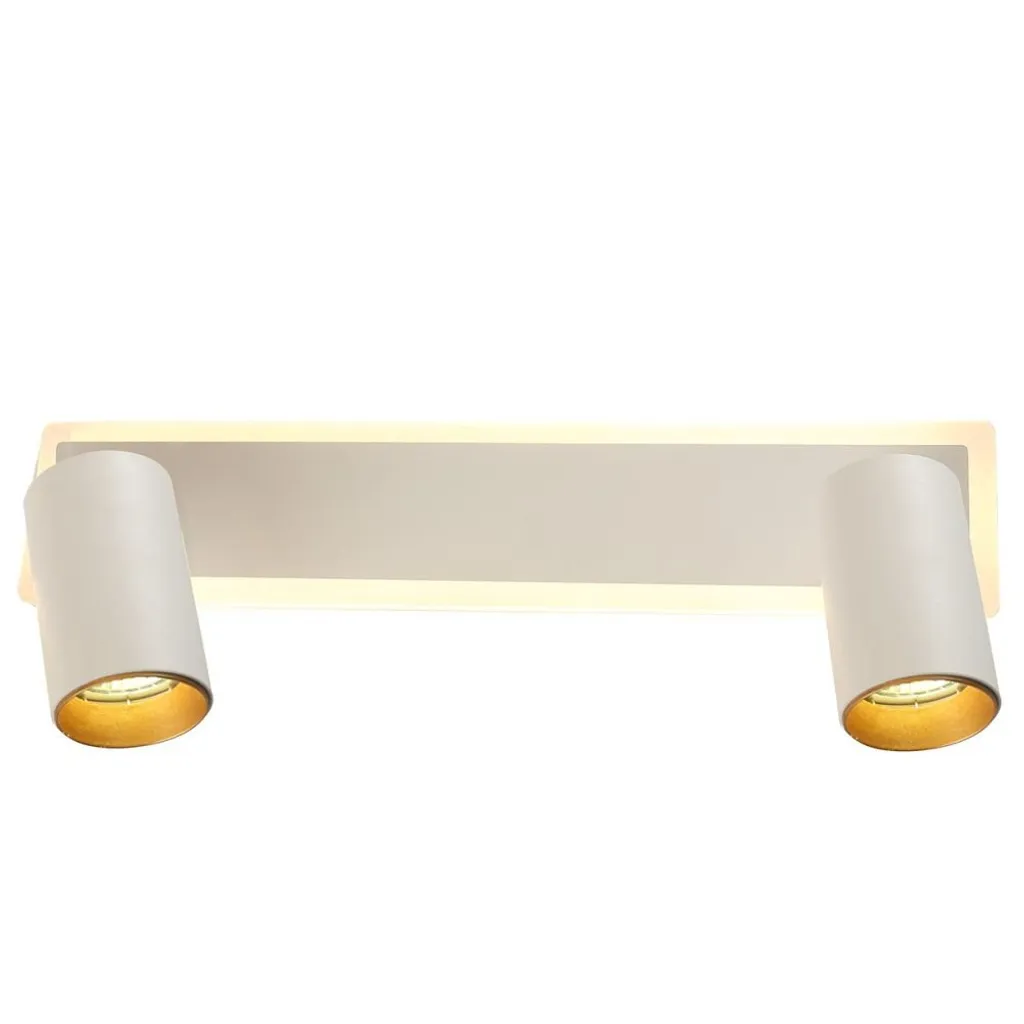 Plafonnier design avec spots orientables PARMA blanc 40 cm LED variable - 6