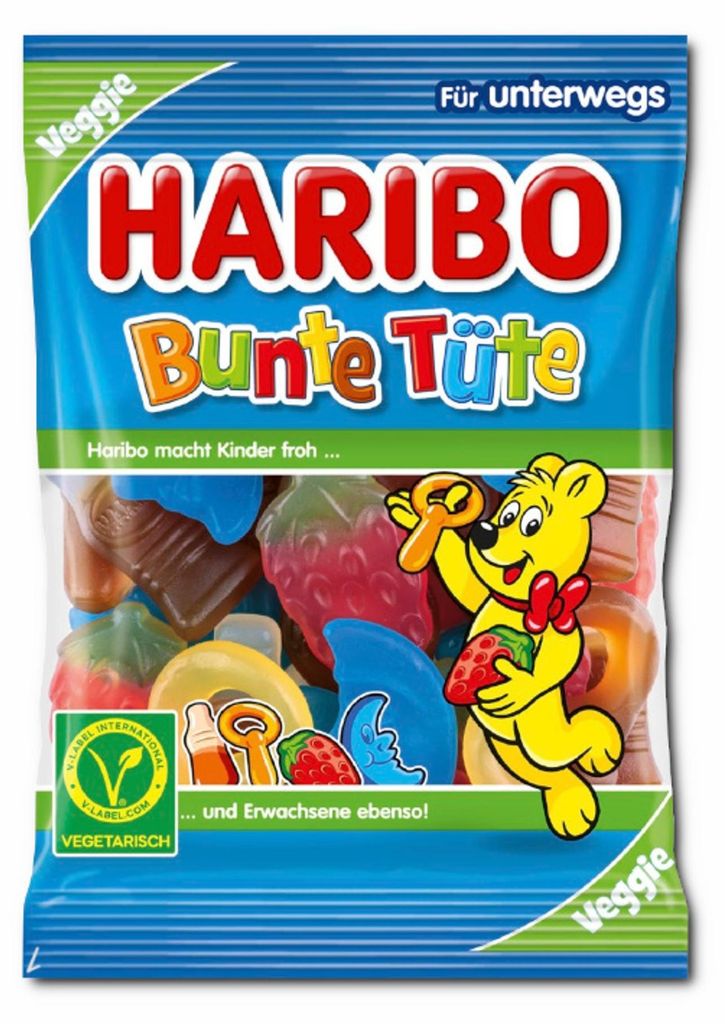 Haribo Żelki Bunte Tute 100 g Zdjęcie produktu 